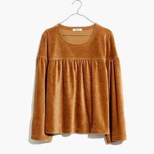 Madewell Texture & Thread Corduroy Swing Top